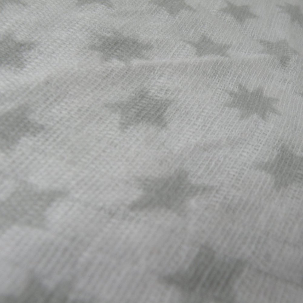 Gray star patterned crib sheet - Picture 2 of 2